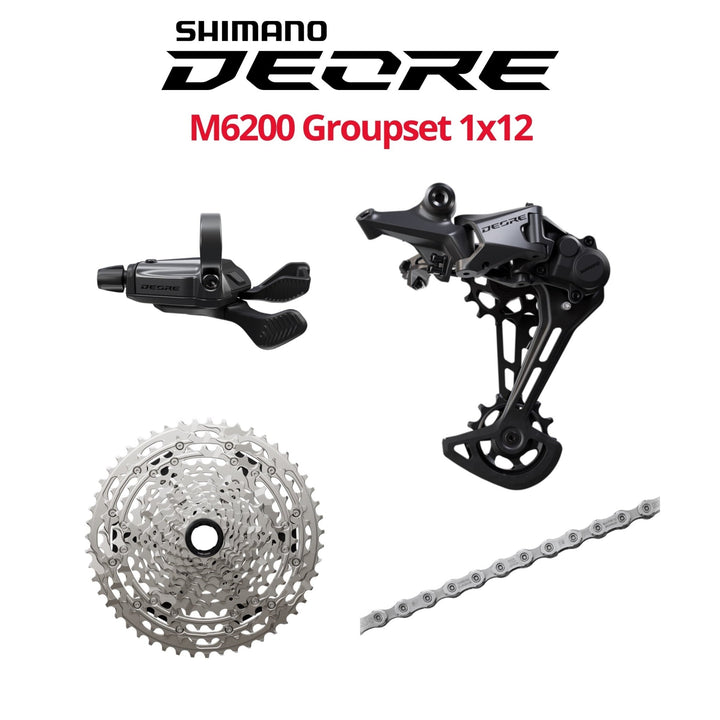 Shimano Deore M6200 Groupset, 1x12, w/o crankset