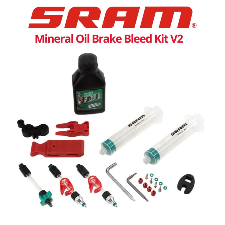 Bleed kit for SRAM mineral oil hydraulic disc brakes - V2 - Bikecomponents.ca