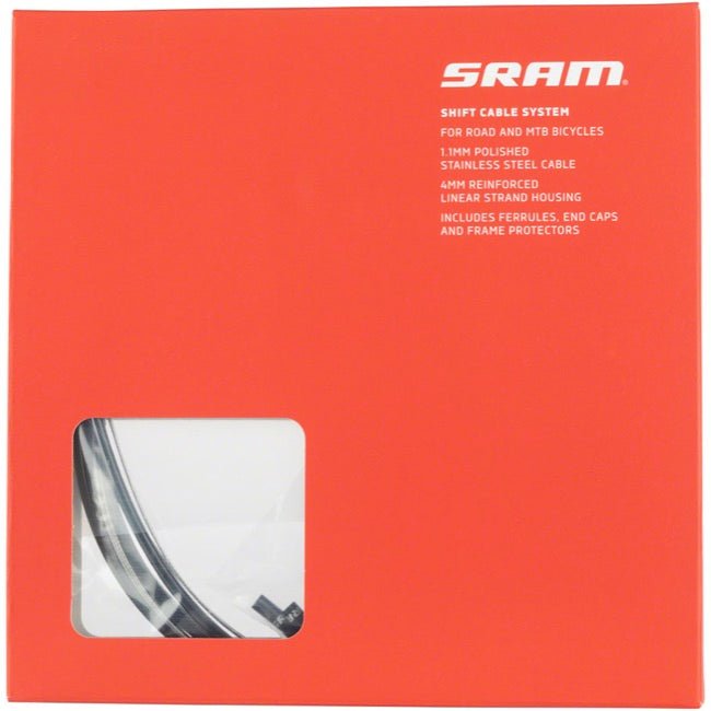 SRAM Stainless MTB/Road Shift Cable/Housing Set - Bikecomponents.ca
