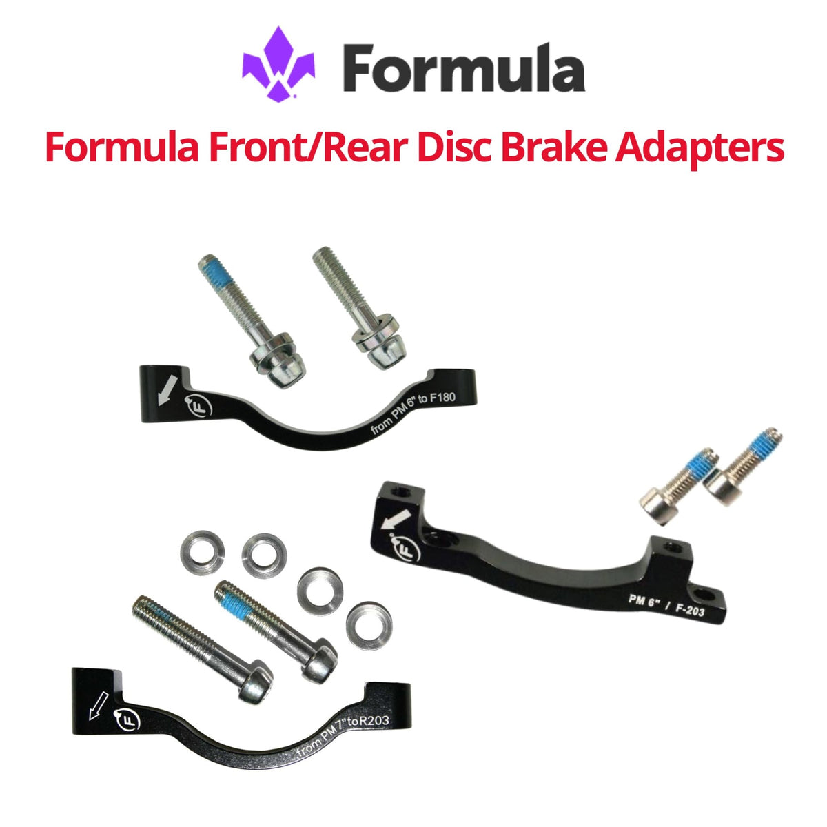 thumbnail image 2 of Universal MTB Disc Brake Caliper Adapter – Post Mount For 180/203mm Rotors (Front & Rear) 2 of 2