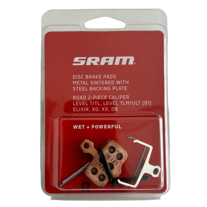 SRAM Level Stealth 2P, Level, Red/Force/Rival AXS, Elixir 2-Piston Metallic pads (00.5315.035.010) - Bikecomponents.ca