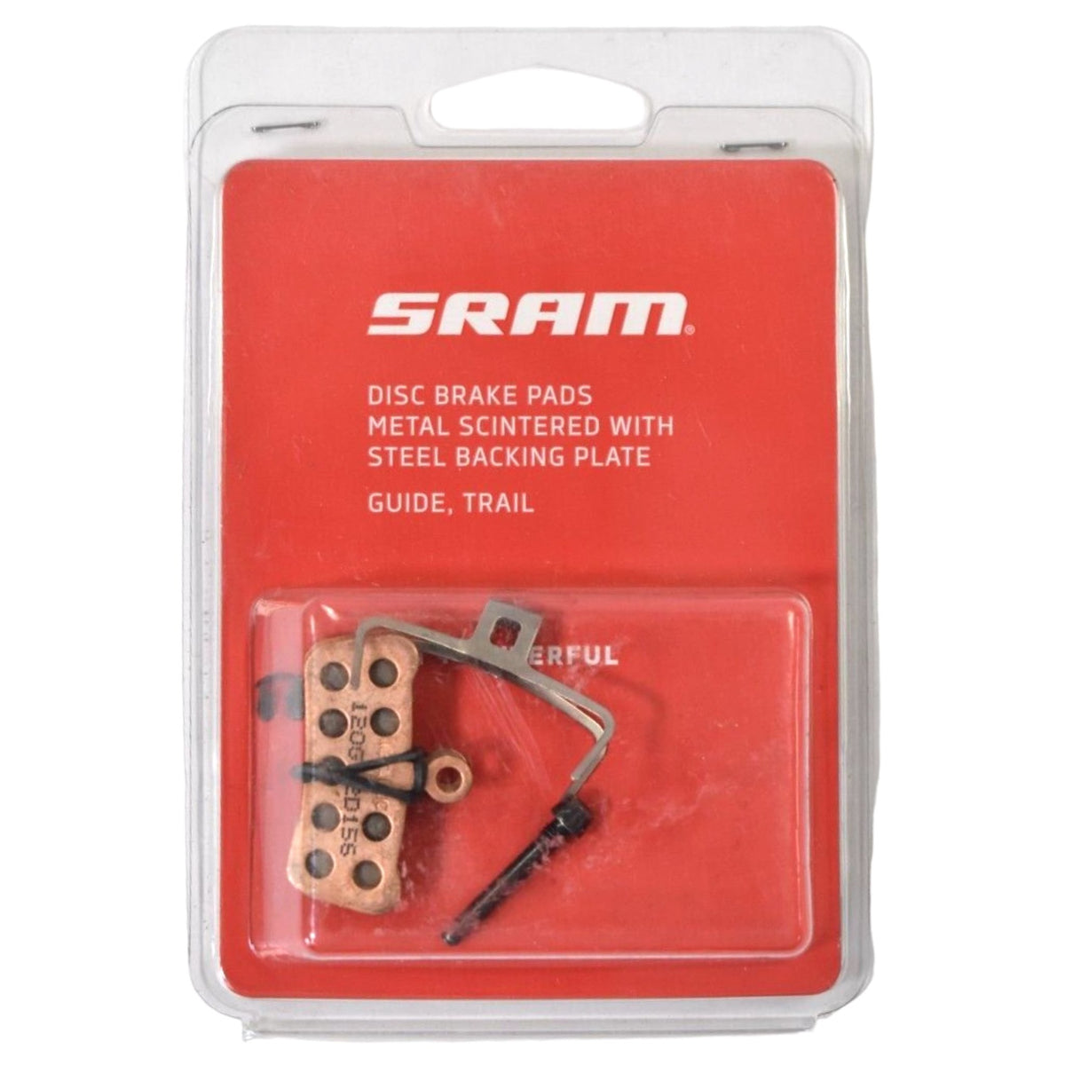 SRAM Level Stealth, G2, Guide Trail 4-Piston Metallic pads