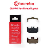 Brembo GR-PRO 4-Piston Semi-Metallic pads