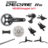 Shimano Deore 11s M5100 Groupset, 1x11, w/ crankset & brakes