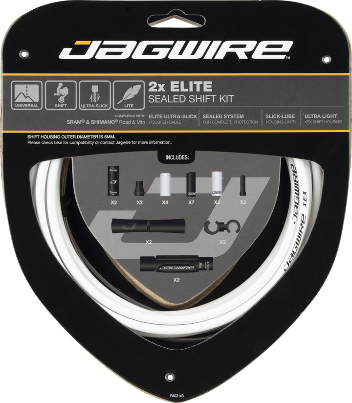 Jagwire Elite Sealed MTB/Road Shift Cable/Housing Kit - Bikecomponents.ca