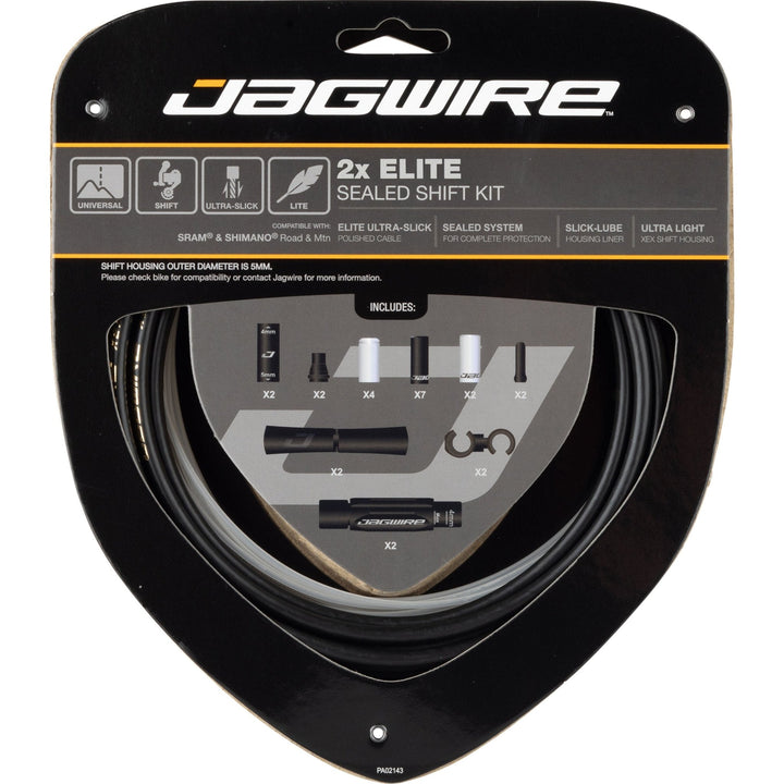 Jagwire Elite Sealed MTB/Road Shift Cable/Housing Kit - Bikecomponents.ca