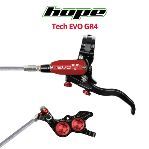 Hope Tech EVO GR4 4-Piston Disc Brakes NEW! - Bikecomponents.ca