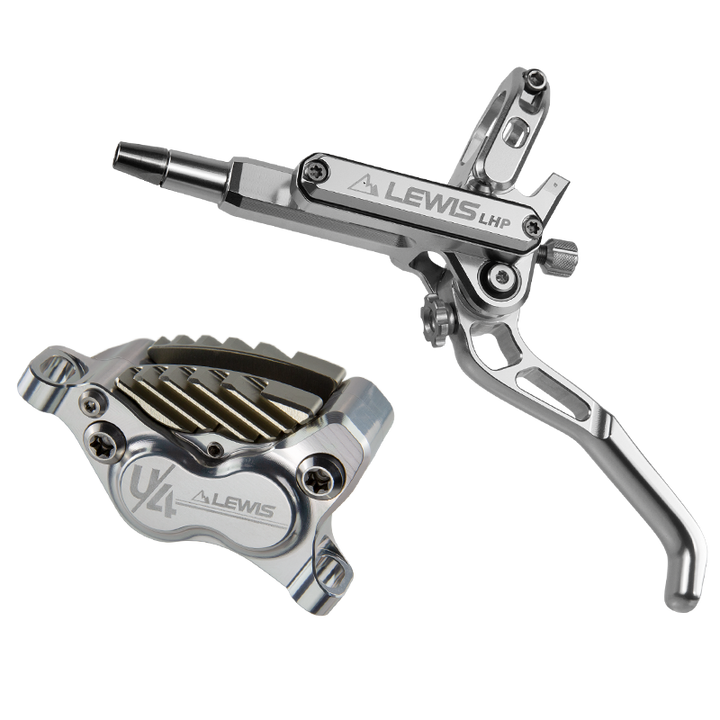 Lewis LHP+ U4 4-Piston Disc Brake Set, front & rear