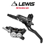 Lewis AE Axial Cylinder 4-Piston Disc Brake Set, front & rear