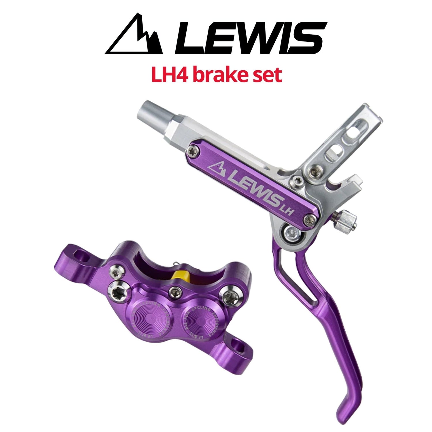 LEWIS LHT 4ピストン　チタンブレーキ　ローターおまけ付き LEWIS LHT 4ピストン チタンブレーキ ローターおまけ付き Lewis LH4