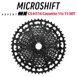 microSHIFT Advent MX CS-H114 1x11-speed Cassette, HG 9/10/11-Speed freehub compatible