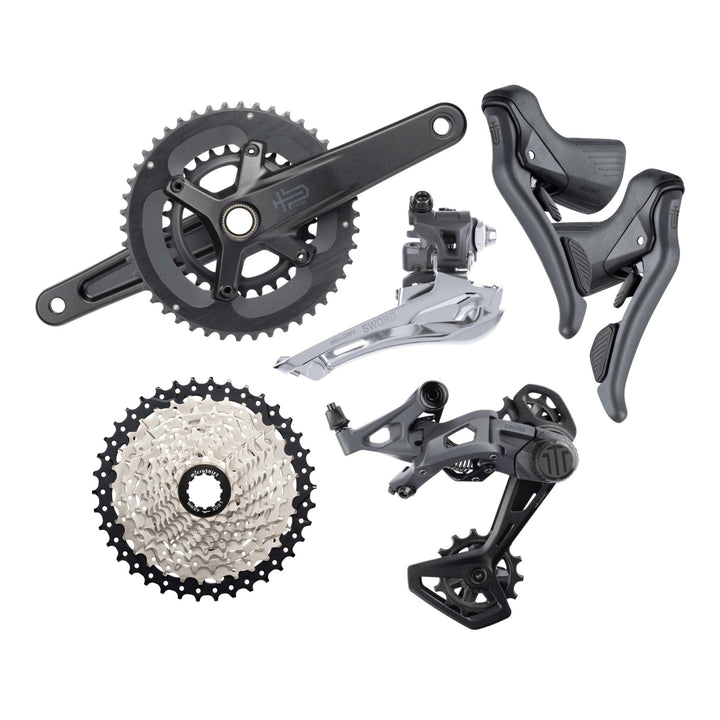 microSHIFT SWORD Fast Groupset, 2x10, w crankset