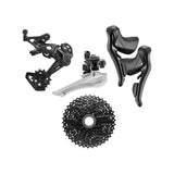 microSHIFT SWORD Black Groupset, 2x9, w/o crankset - Bikecomponents.ca