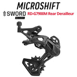 microSHIFT SWORD Black RD-G7900M Rear Derailleur - 1x9/1x10-speed