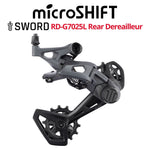 microSHIFT SWORD RD-G7025L Rear Derailleur - 2x10-speed