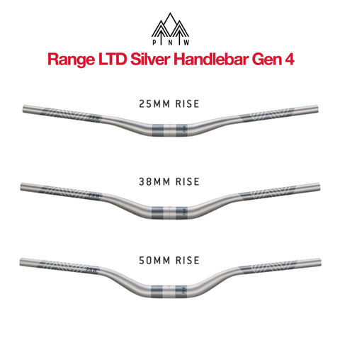 PNW Range LTD Silver Handlebar Gen 4 - NEW!