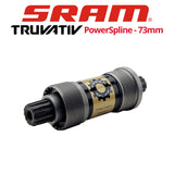 SRAM Truvantiv PowerSpline Bottom Bracket - Threaded - 73mm shell width