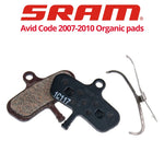 SRAM Avid Code 2007-2010 Organic pads (00.5315.001.000)