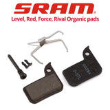 SRAM Level Ultimate, Level TLM, Red eTap, Red, Force, Rival 22, 2-Piston Organic pads (00.5318.010.002)