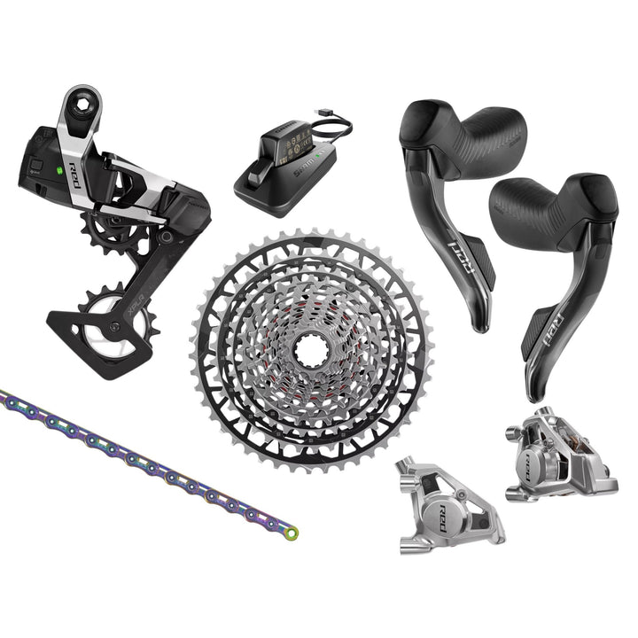 SRAM Red XPLR AXS Groupset, 1x13, w/o crankset - Bikecomponents.ca