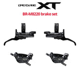 Shimano XT BR-M8220 4-Piston Disc Brake Set, front & rear NEW!