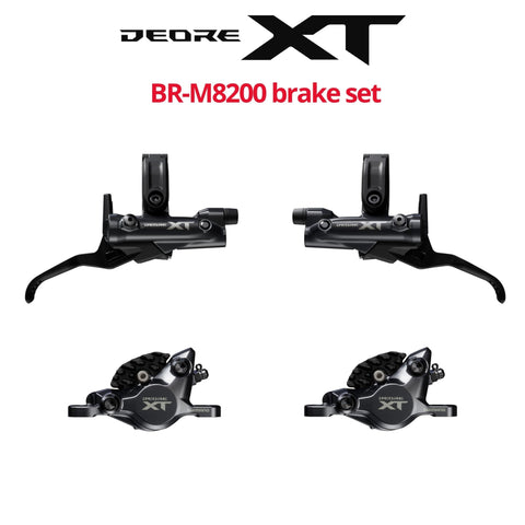 Shimano XT BR-M8200 2-Piston Disc Brake Set, front & rear NEW!