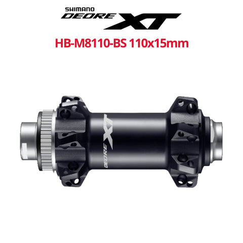 Shimano XT HB-M8110-BS Front Hub, 28H Straight Pull, E-THRU Axle, BOOST
