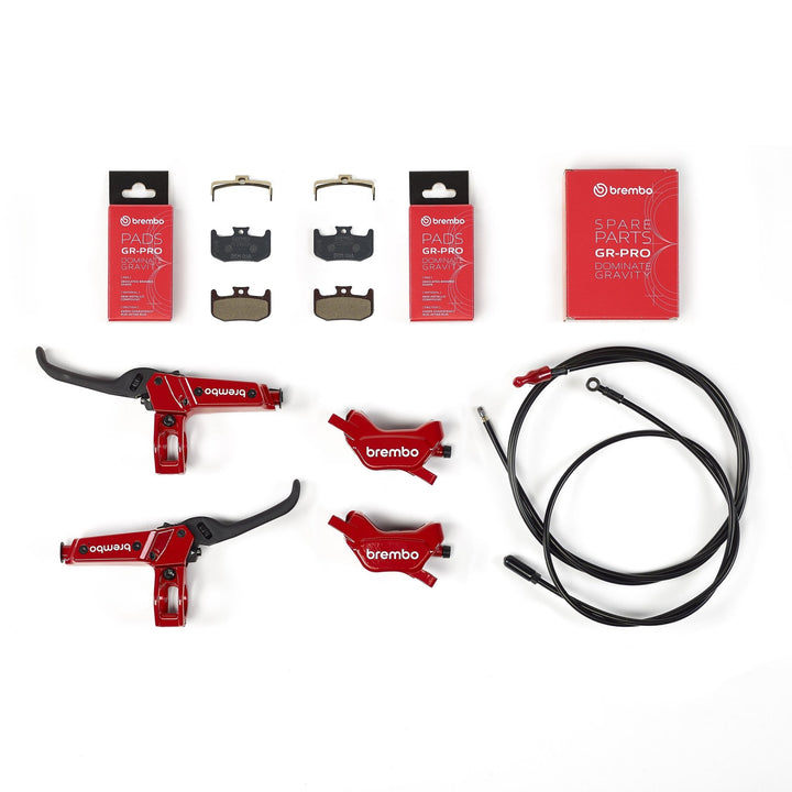 Brembo GR-PRO 4-Piston Disc Brake Set, front & rear NEW! - Bikecomponents.ca