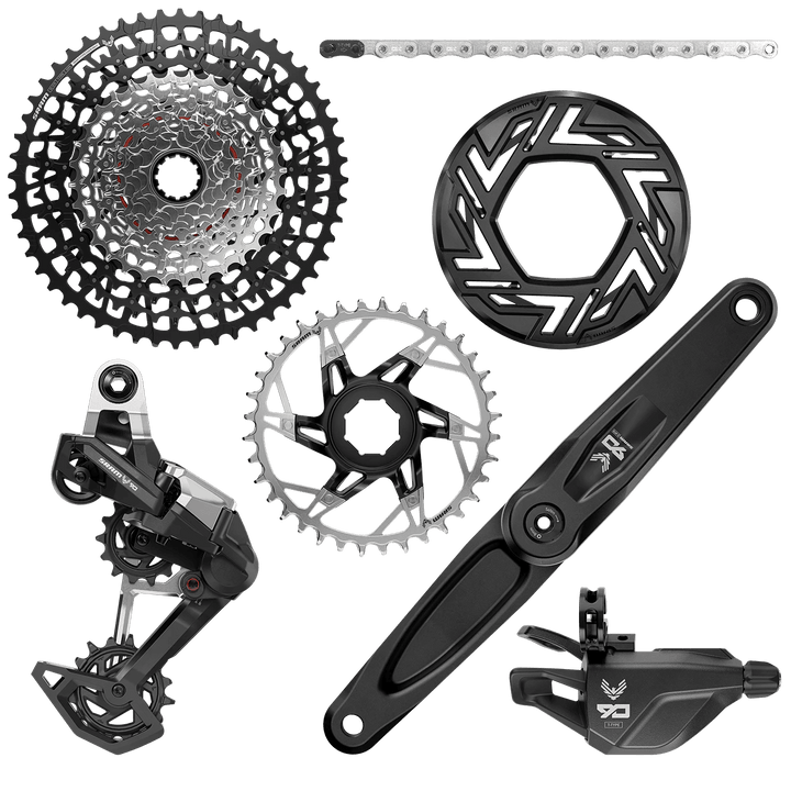 SRAM Eagle 90 T-Type E-MTB (SRAM/Brose) Groupset, 1x12, w/ crank - Bikecomponents.ca