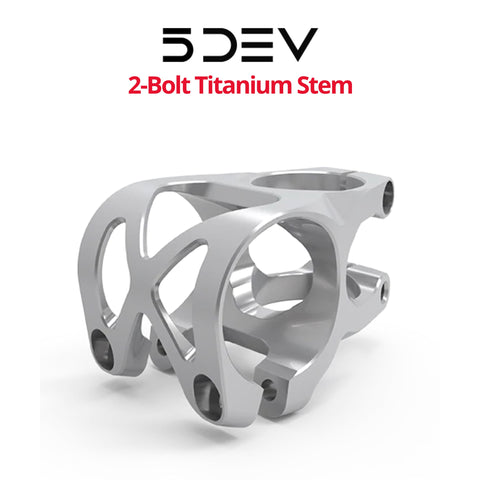 5DEV 2-Bolt Titanium Stem - Bikecomponents.ca