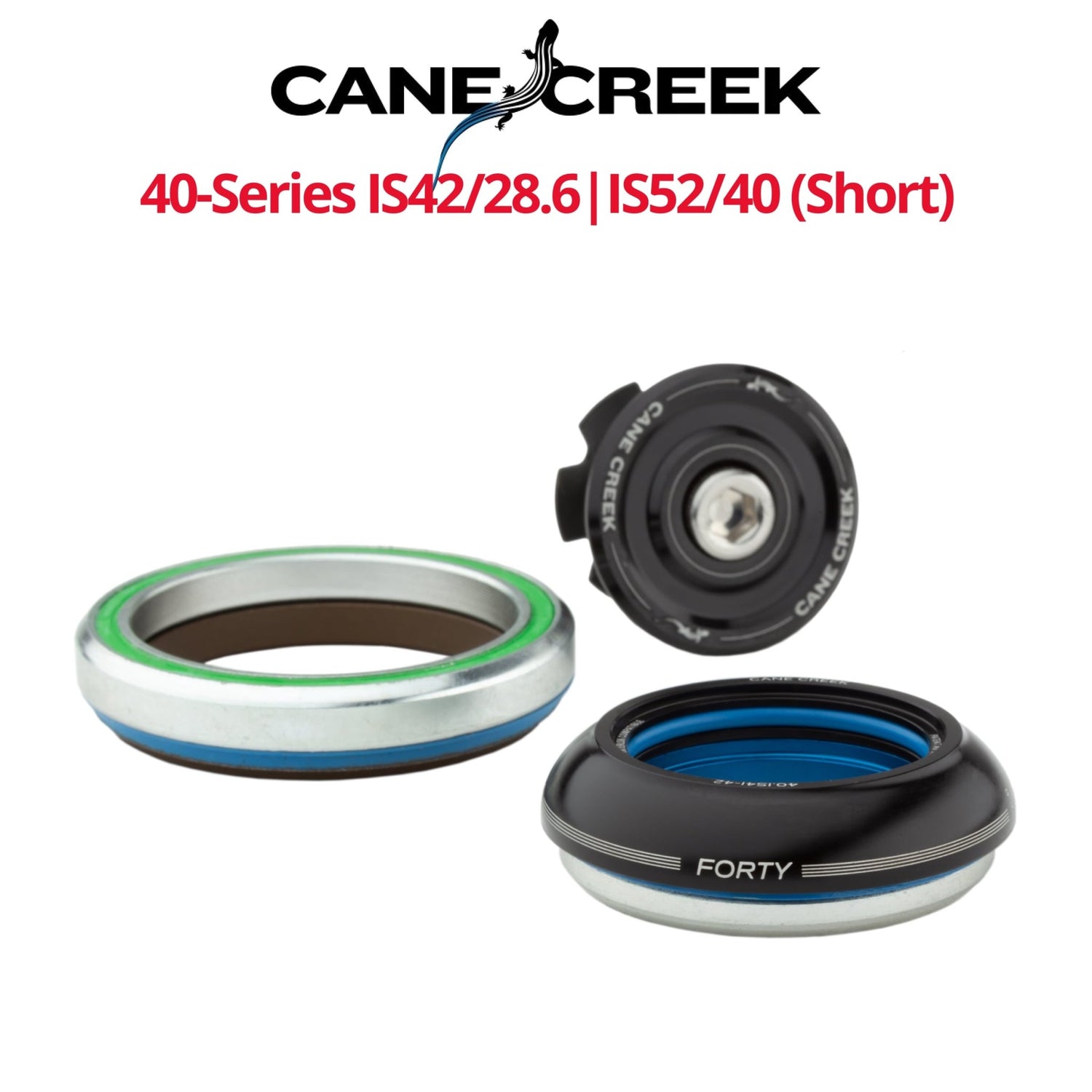 Cane Creek 40-Series IS42/28.6 | IS52/4 Headset | Bikecomponents.ca