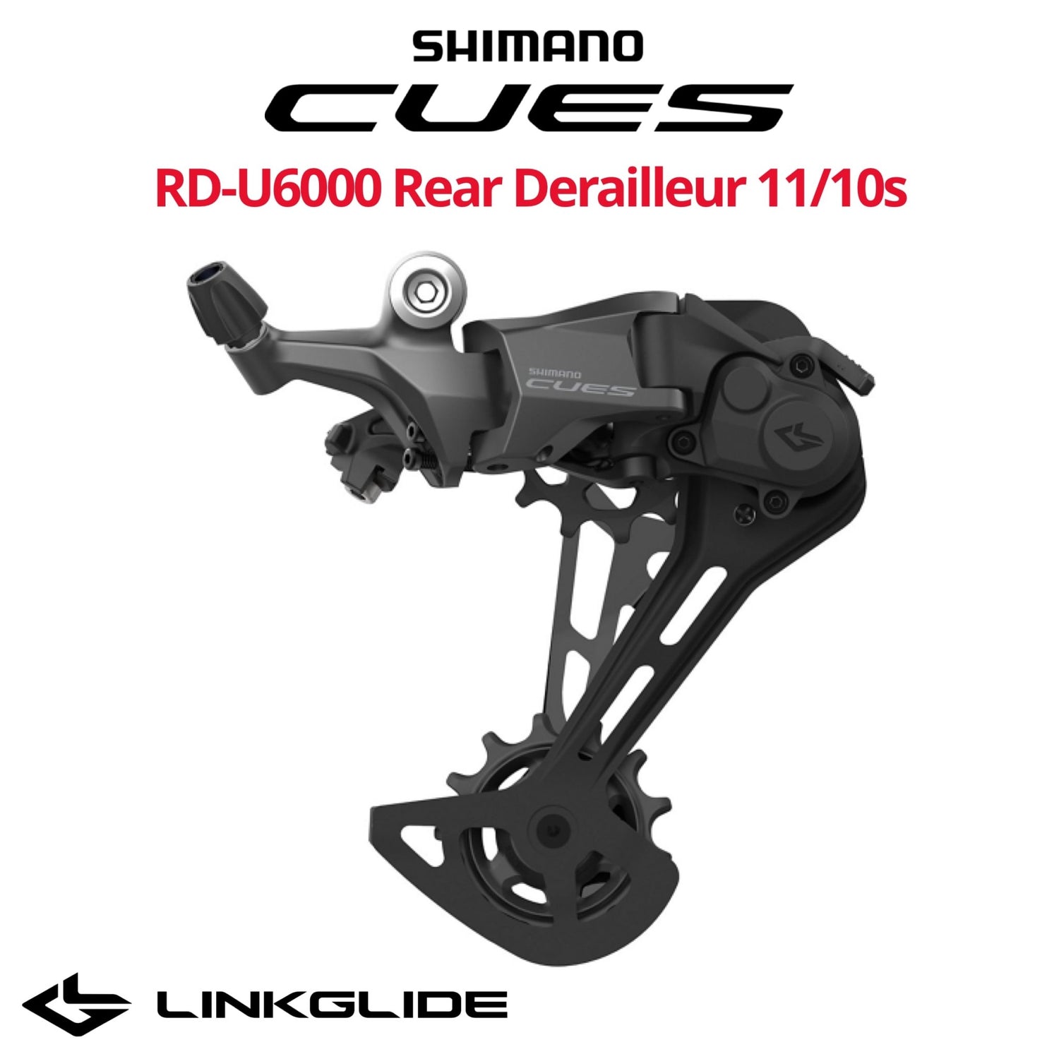 SHIMANO CUES SL-U6000-10R Shifter - Right, 10-Speed, Rapidfire Plus Optical Gear Display Black