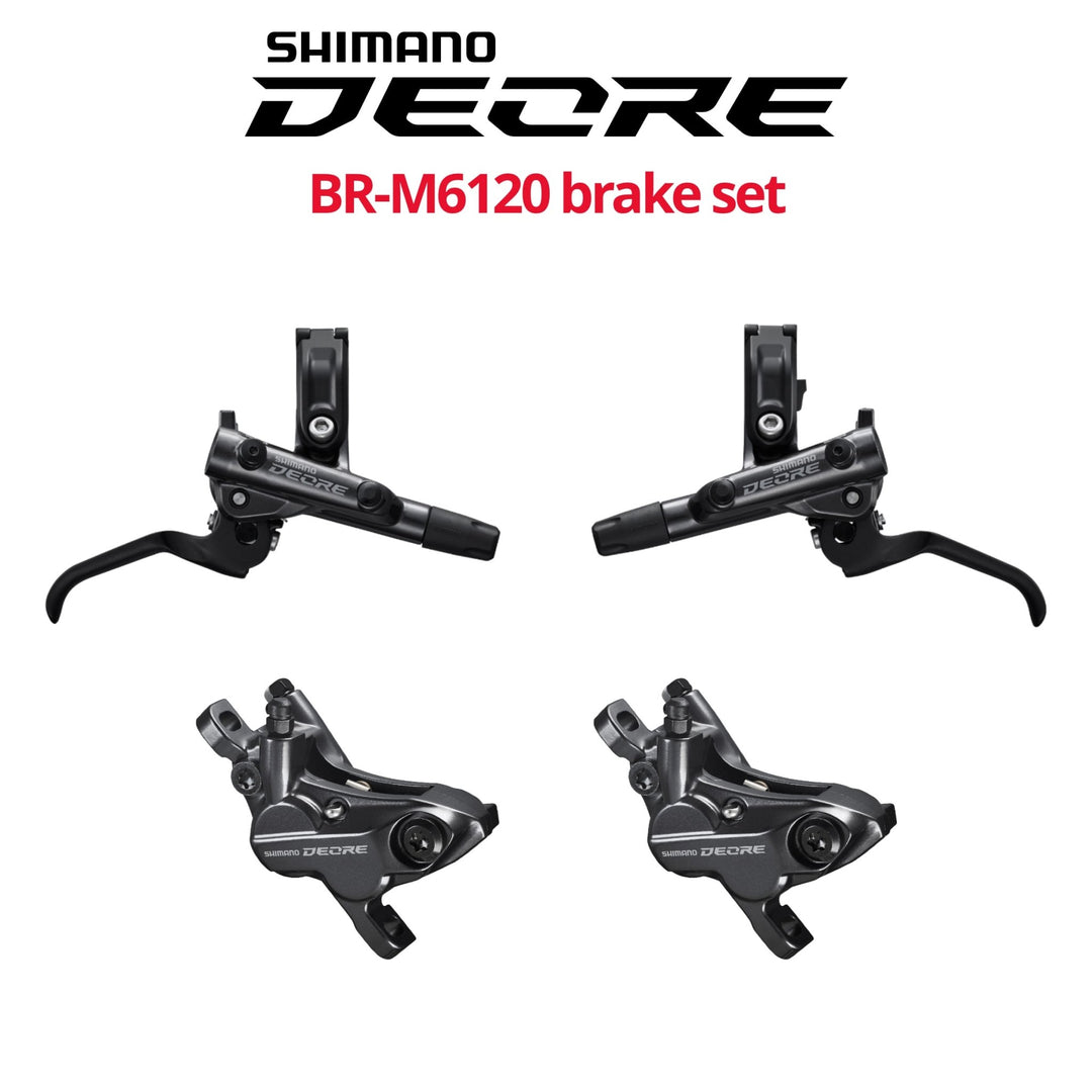 Pinza Freno Shimano Deore BR-M6120 – Idraulica Anteriore O Posteriore, Pastiglie In Resina, Nera