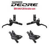 Shimano Deore BR-M6120 4-Piston Disc Brake Set, front & rear - Bikecomponents.ca