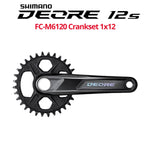 Shimano Deore 12s FC-M6120-1 1x12-speed Crankset, with or W/O SM-BB52 Deore Bottom Bracket - Bikecomponents.ca