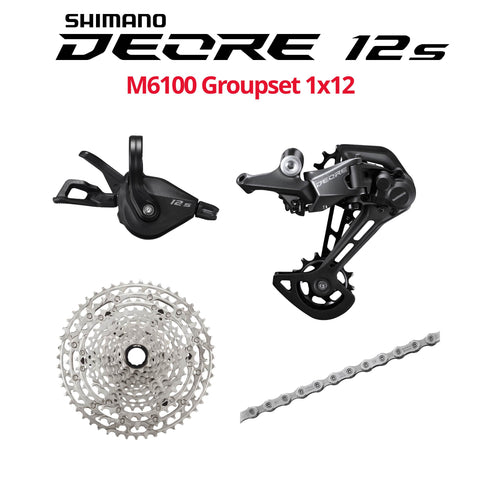 Shimano Deore 12s M6100 Groupset, 1x12, W/O crankset - Bikecomponents.ca