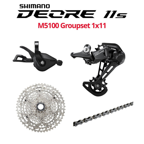 Shimano Deore 11s M5100 Groupset, 1x11, W/O crankset - Bikecomponents.ca