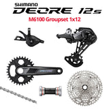 Shimano Deore 12s M6100 Groupset, 1x12, w/ crank - Bikecomponents.ca