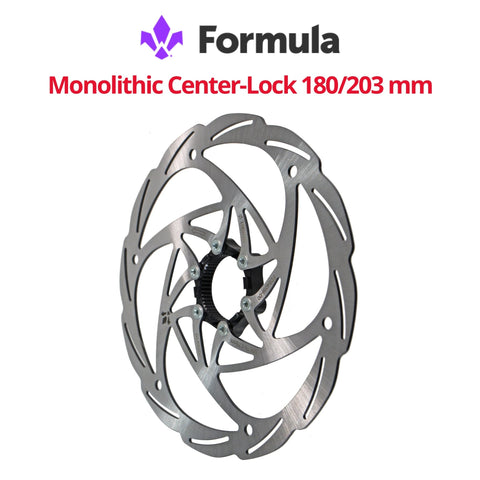 Formula Disc Brake Rotor, Monolithic Center Lock - 180mm or 203mm - Bikecomponents.ca