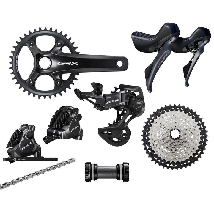 Shimano GRX RX820 Unbeatable Groupset, 1x12, w crankset & disc brakes