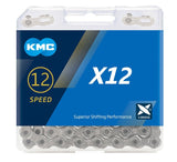 KMC X12 12-speed Chain - Silver - Bikecomponents.ca