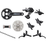 Shimano Deore 12s M6100 Groupset, 1x12, w/ crank & brakes - Bikecomponents.ca