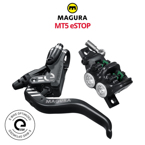 Magura MT5 eSTOP 4-Piston Disc Brakes, front or rear - Bikecomponents.ca