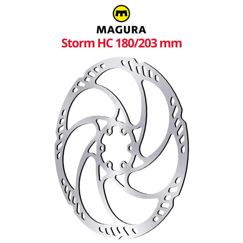 Magura Storm HC 6-Bolt Disc Brake Rotor - 180mm or 203mm - Bikecomponents.ca