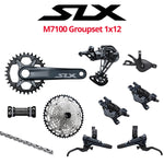 Shimano SLX M7100 Groupset, 1x12, with crankset & 4-piston brakes - Bikecomponents.ca
