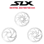 Shimano SLX SM-RT66 6-Bolt Disc Brake Rotor - 160mm, 180mm or 203mm - Bikecomponents.ca