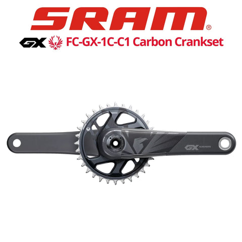 SRAM Carbon GX Eagle FC-GX-C1-C1 1x12 Crankset with Chainring