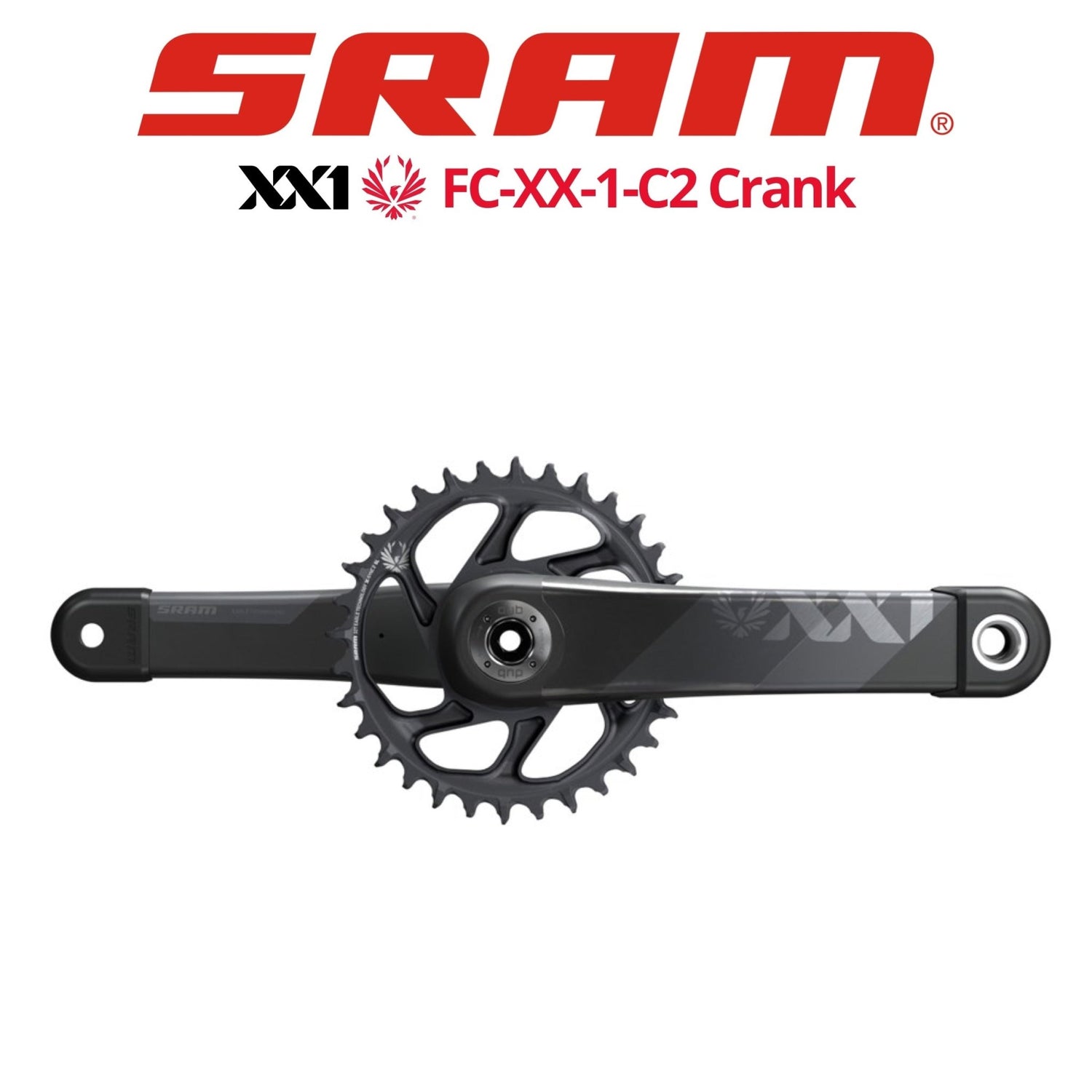 SRAM Carbon XX1 Eagle FC-XX-1-C2 1x12 Crankset w/ Chainring