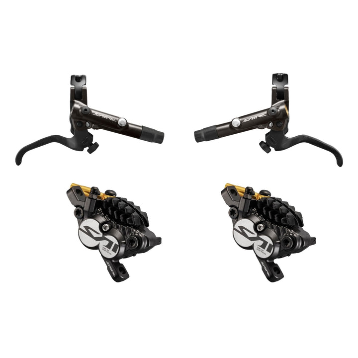 Shimano Saint BR-M820 4-Piston Disc Brake Set, front & rear