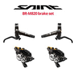 Shimano Saint BR-M820 4-Piston Disc Brake Set, front & rear